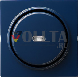 Gira 013646 S-Color Контрольный выключатель с подсветкой, 10А, универсальный выключатель/переключатель blau, тон:глянец