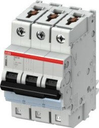 ABB Stotz-Kontakt S403M-C8, миниатюрный автоматический выключатель C, 8A, 10kA, 3P, втычной, 2CCS573001R0084
