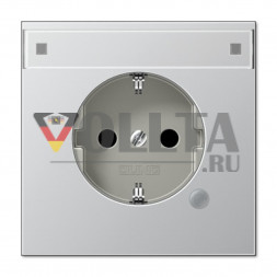 Jung AL2520NAKO LS990 SCHUKO-розетка 16А, цвет: алюминевый