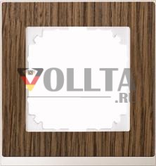 MERTEN MEG4010-3674 рамка 1-сторонняя дуб/активный белый