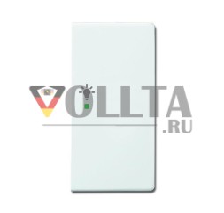 Переключатель клавишный Busch-Jaeger 6231-22-84, 2-позиционный, правый, с символом «свет», студийный белый