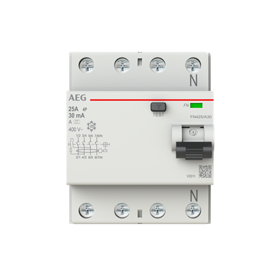 Busch-Jaeger 2CSF704156R1250 FN425/A30 4P Тип A 25A 30mA устройство защитного отключения