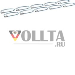 Hager KU9S30SVZ 300 мм sw/bl S PK=10 шт. отвод напряжения