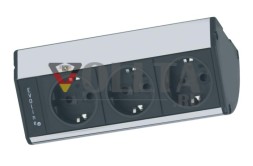 EVOline DOCKCUISINE DockCusine серебристый анодированный/черный, серебристый анодированный
