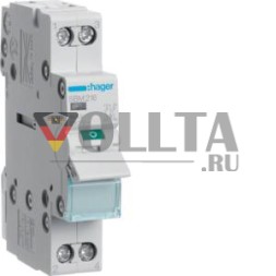 Выключатель Hager SBM216 2-полюсный 16А с индикаторной лампой