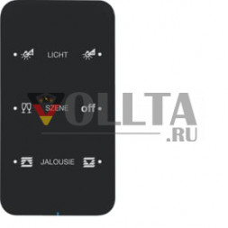 Berker 75143165 Сенсорный экран с 3-сторонним комфортным стеклом, черныйBerker R.1
