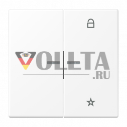 Кнопка управления радиоприемником Jung FMLS1701WWM eNet