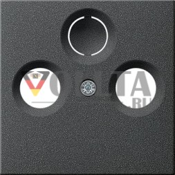 Gira 086928 Крышка антенной розетки System 55 антрацит