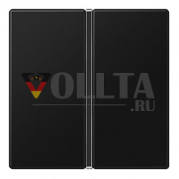 Jung A401TSASWM комплект кнопок 1-позиционный, F40, серия A, графитово-черный матовый
