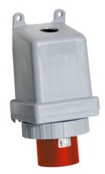 ABB Stotz-Kontakt 4125BS4W, вилка настенная, 125 А 4 ч, IP67, 3P+N+E, 2CMA167292R1000