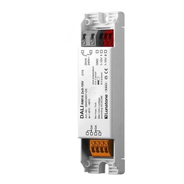LUNATONE 89453857-DE Интерфейс DALI-1-10V DT8 DE | 2-полосный, 16 А