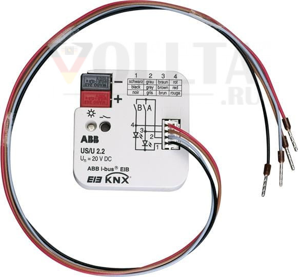 ABB Stotz-Kontakt US/U2.2, универсальный интерфейс, 2-сторонний, UP, GHQ6310074R0111