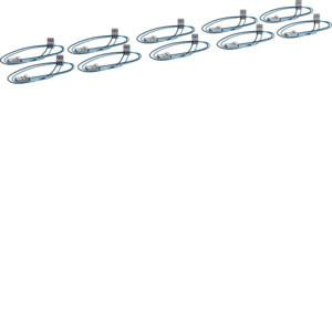 Hager KU9S40SBZ 400 мм sw/bl SB PK=10 шт. отвод напряжения