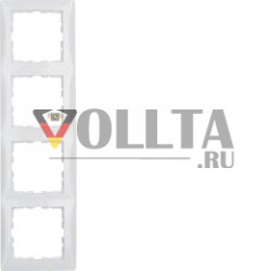 Berker 10148989 Рамка полярно-белая, глянцевая Berker S.1