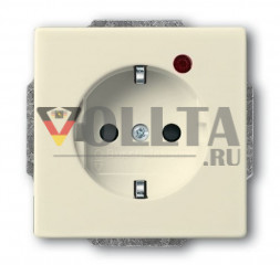 Busch-Jaeger 2310EUGL/VA-82-11 Future linear, SCHUKO-розетка 16А, цвет: саванна