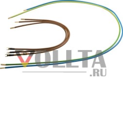 Выходной кабельный жгут Hager Y89L 10 кв.мм 5-контактный