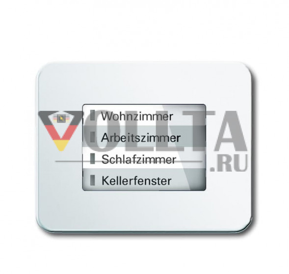 Busch-Jaeger 6730-24  Серия Alpha LED-Дисплей  WaveLINE белый, тон: матовый