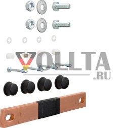 Соединитель шин Hager UM05F 60 мм универсальный 1-полюсный 30x5/10 SK 1+2