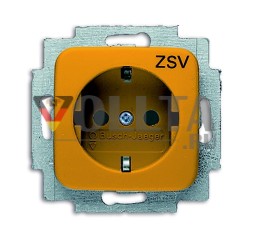Busch-Jaeger 20 EUC-14-212-102 Розетка SCHUKO®, с оранжевым рисунком RAL 2004
