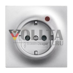 Busch-Jaeger 2310EUGL/VA-783-11 Busch-Protector® SCHUKO® вставка для розетки, с защитой от перенапряжения алюминий серебристый