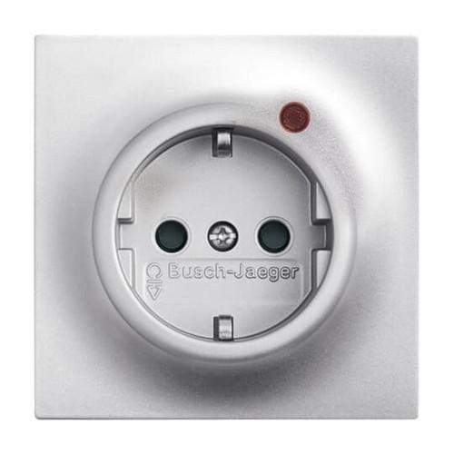 Busch-Jaeger 2310EUGL/VA-783-11 Busch-Protector® SCHUKO® вставка для розетки, с защитой от перенапряжения алюминий серебристый
