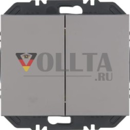 Berker 24127033 FoH K.5 двухпозиционная радиокнопка из окрашенного алюминия