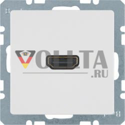 Berker 3315426089 розетка High Definition полярно-белый бархатBerker Q.1/Q.3