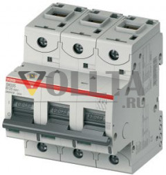 ABB Stotz-Kontakt S803S-B13, высокопроизводительный автоматический выключатель, 13A,B,400VAC=Icu 50kA,690VAC=Icu6kA,3P, 2CCS863001R0135