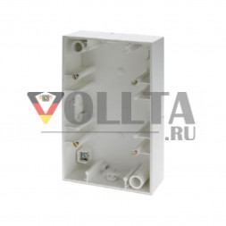 Berker 10421909 накладной корпус двойная, вертикальная, цвет:полярная белизна, тон: матовый