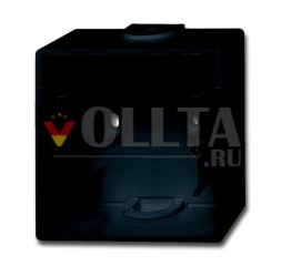 Busch-Jaeger 1701-885 корпус для поверхностного монтажа, односторонний корпус, черный матовый