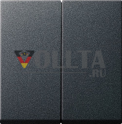 Gira 029528 System55 Клавиши для сдвоенных выключателей цвет:антрацит