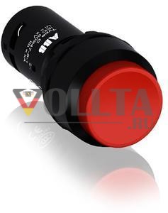 ABB Stotz contact CP3-10R-11, кнопка, тактильная, высокая, красная, 1НО+1НЗ, 1SFA619102R1071