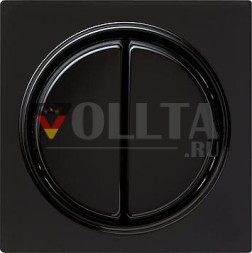Gira 029547 крышка и серия рокеров S-Color Black