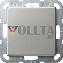 Gira 121600 кнопочный выключатель AusWe прямой 55 нержавеющая сталь