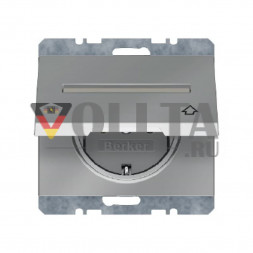 Berker 47527104 K5 SCHUKO-розетка 16А, цвет: благородная сталь