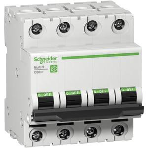 Schneider Electric M9F21406 M9 C60SP 4P 6A B UL1077 миниатюрный автоматический выключатель
