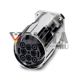 Phoenix Contact 1605823 SM-5ES1N8AY000 с рифленой гайкой, разъем для подключения устройства, передняя панель