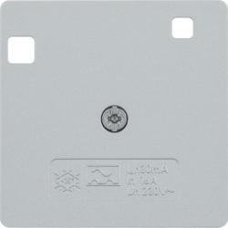 Berker 14961404 Z-PL F FI-SZ выключатель алюминий матовый лакированный
