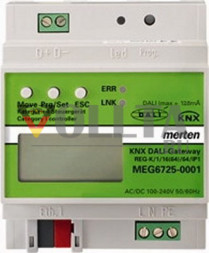 Merten MEG6725-0001 DALI-шлюз, REG-K-1-16-64-64-IP