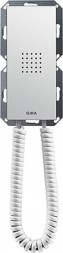Gira 128103 System55 Квартирная станция стандарт c Horer цвет:чисто белый, тон:глянец