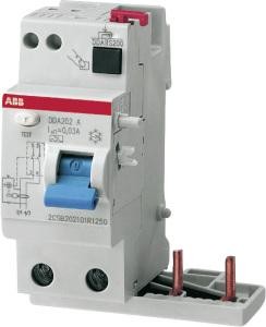 ABB Stotz-Kontakt DDA202 A-40/0.5, блок ПЧ для S202 2P, тип A, 40A, 500mA, 2CSB202101R4400