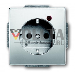 Busch-Jaeger 2310EUGL/VA-866-11 Pur Edelstahl SCHUKO-розетка 16А,