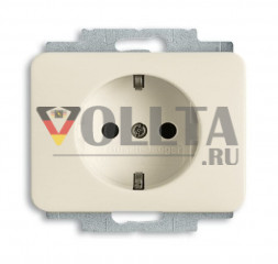 Busch-Jaeger 20EUCKS-22G Alpha SCHUKO-розетка 16А, цвет:слоновая кость