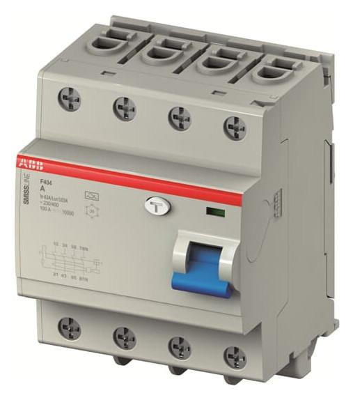 ABB Stotz-Kontakt 2CCF544120E0400 F404A40/0.1 4-полюсный выключатель остаточного тока