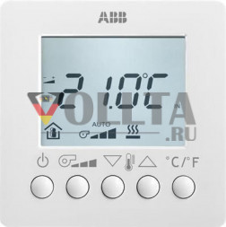 ABB RDF/A1.1 Регулятор температуры помещения, Fan Coil c ЖК дисплей белый