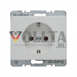 Berker 41150069 Arsys SCHUKO-розетка  16А, без защиты от детей цвет:полярная белизна, тон:глянец