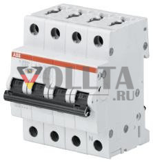 ABB Stotz-Kontakt S203-B6NA, автоматический выключатель B-Char., 6 кА, 6 А, 3P+NA, 2CDS253103R0065