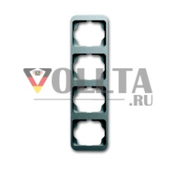 Busch-Jaeger 1734-266 рамка крышки, 4-сторонняя рамка титан