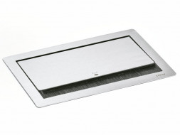 EVOline Fliptop Push S / Netbox 3x розетка / Окрашен в белый цвет