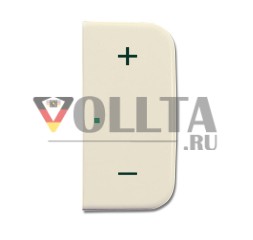 Busch-Jaeger 6237-22-212 Переключатель клавишный, 2-позиционный, правый, с символом «Громкость», белый